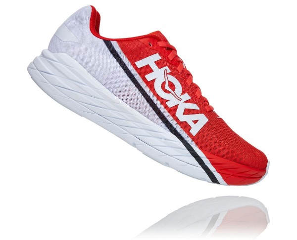 Hoka One One Rocket X Mens UK - Black Running Shoes - XCUFA5032